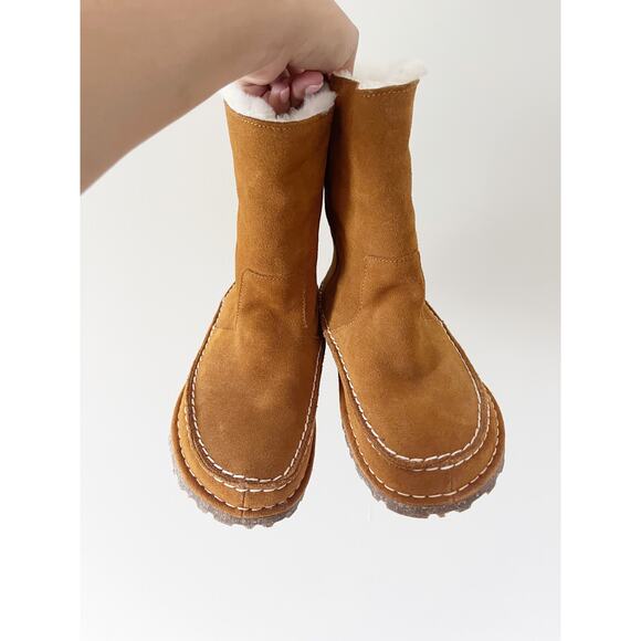 NEW Birkenstock Lahti Suede Leather Boots Mink Brown Size 37 - Picture 11 of 11